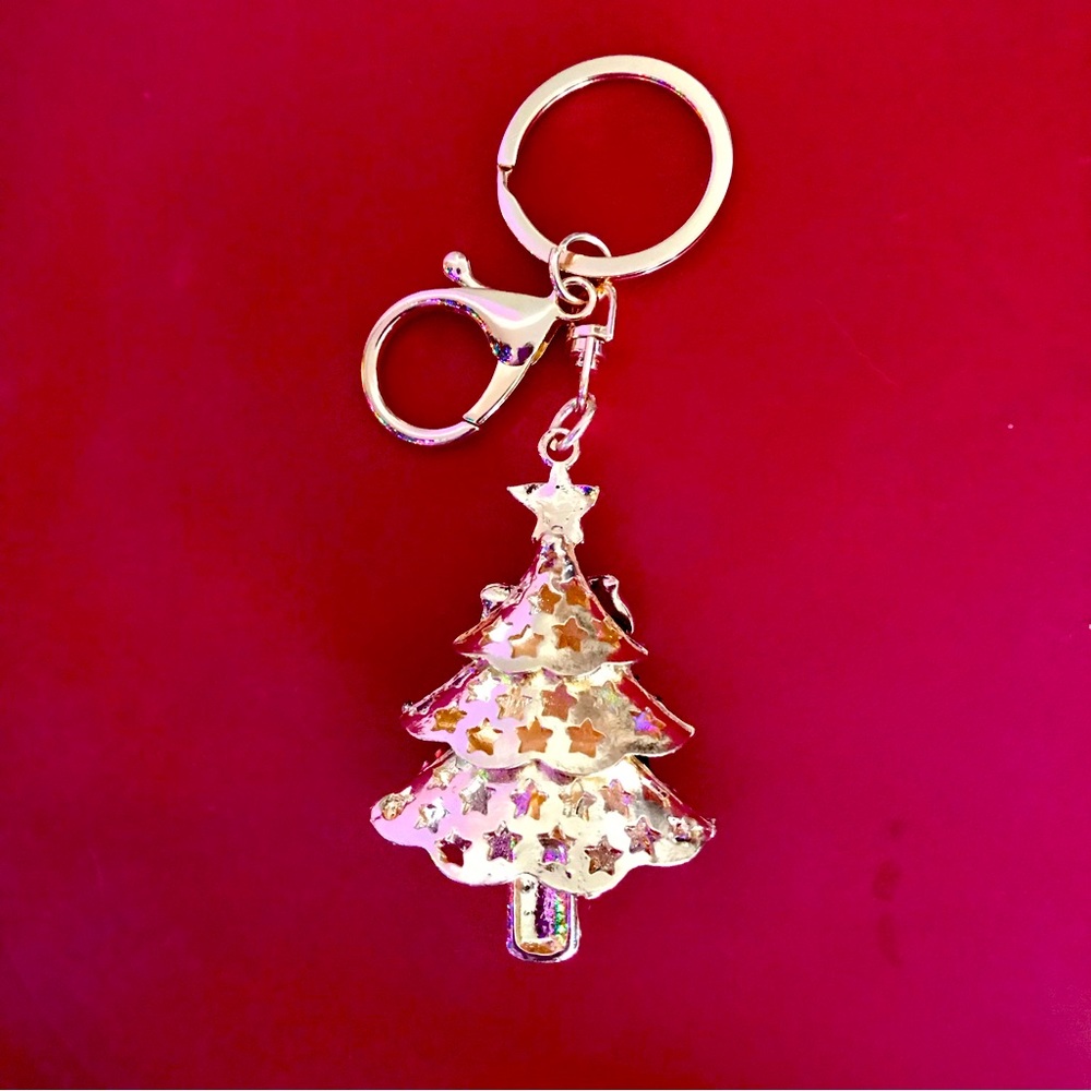 ๐๐๐ 60% off Holiday Sparkly Christmas Tree Purse Charm-Key Chain! - Picture 5 of 6